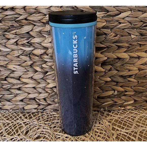 Starbucks Tall Christmas Tree w/ Presents Travel Mug, Plastic, 16 Ounce, EUC - Picture 2 of 10